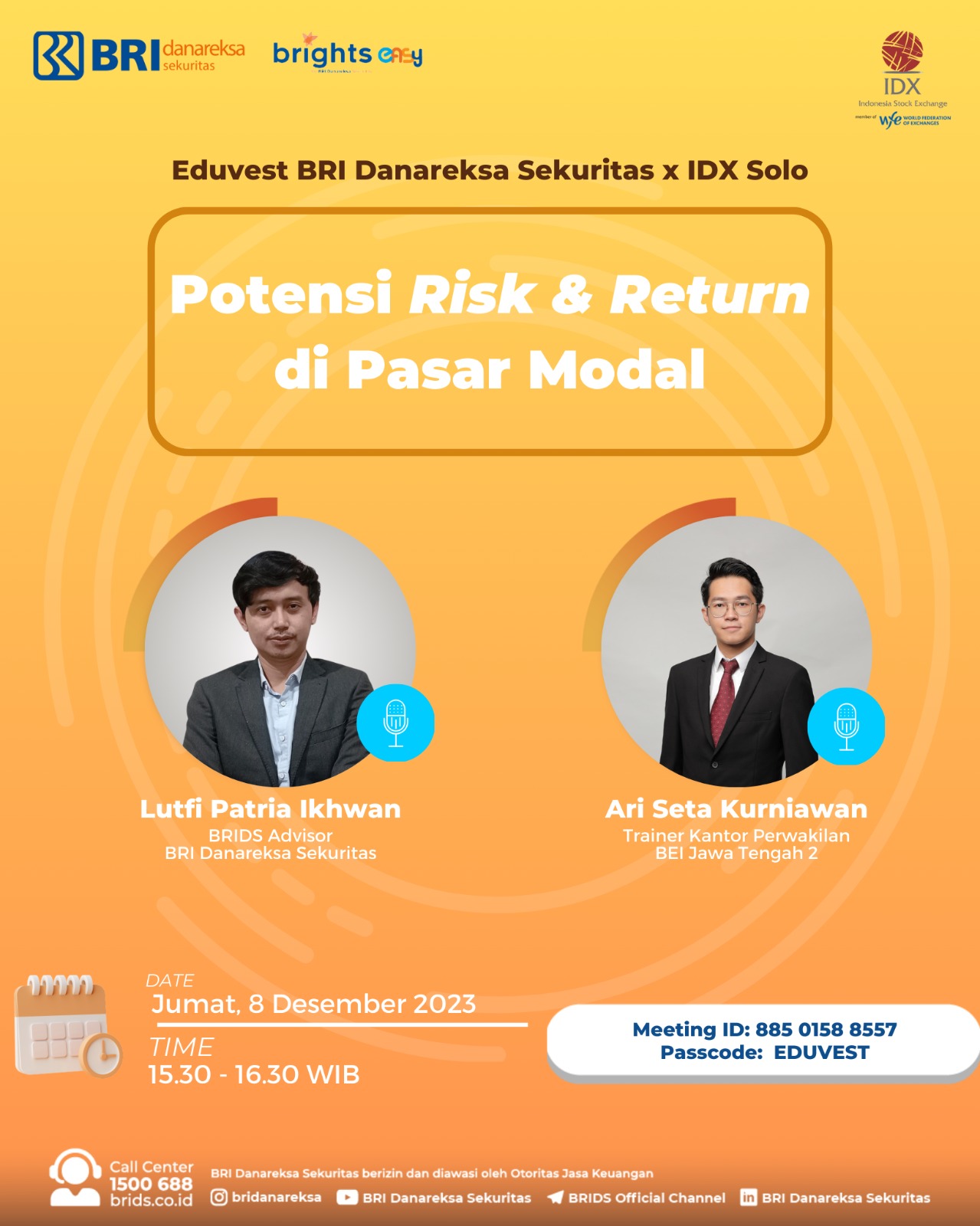 Potensi Risk & Return Di Pasar Modal