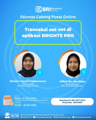 Satset transactions in the BRIGHTS PRO application