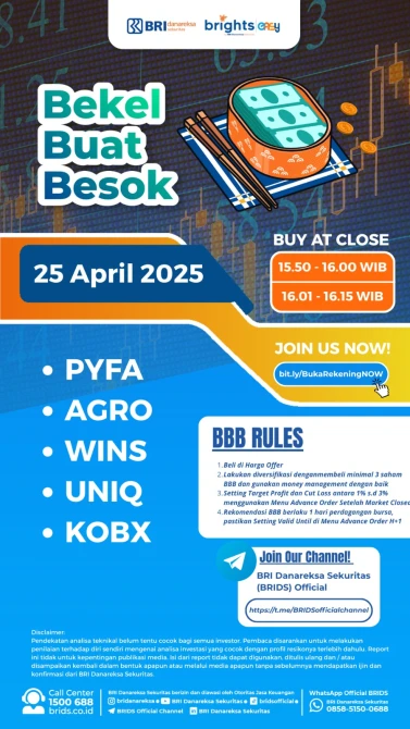 BEKAL BUAT BESOK 25 APRIL 2025