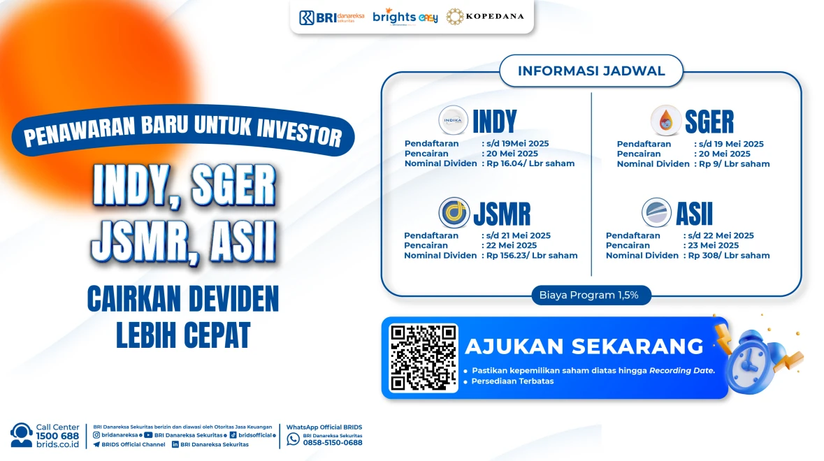 Cairkan Dividen Saham Lebih Cepat dengan BRIDS & KOPEDANA!