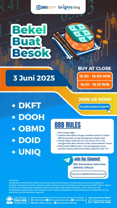BEKAL BUAT BESOK 3 JUNI 2025