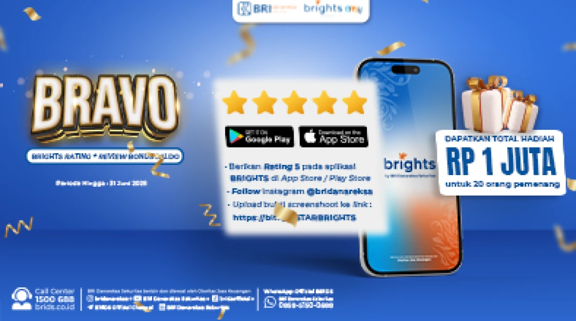 🌟 BRAVO 🌟 5-Star Rating on BRIGHTS and Win Bonus Balance!