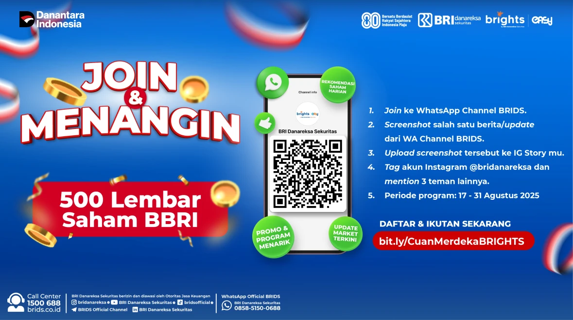 Join & Win 500 Shares of BBRI!