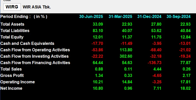 WIRG - Analisis Fundamental