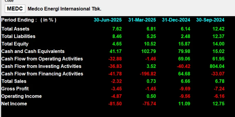 MEDC - Analisis Fundamental